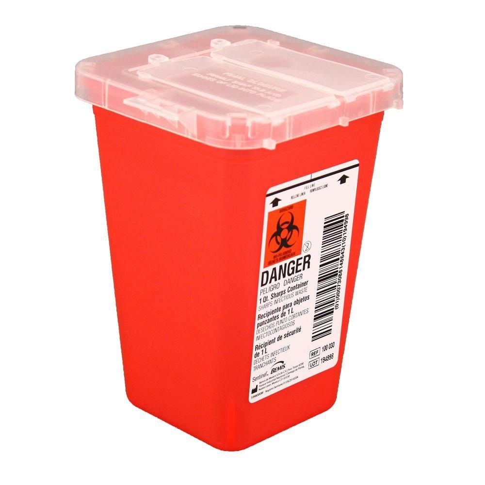 Impact&reg; Red 4-1/21 in. Sharp Container 