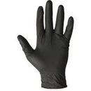 L Size Nitrile Gloves in Black