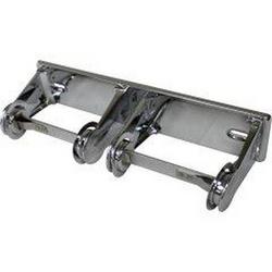 Double Roll Toilet Tissue Dispenser in Polished Chrome