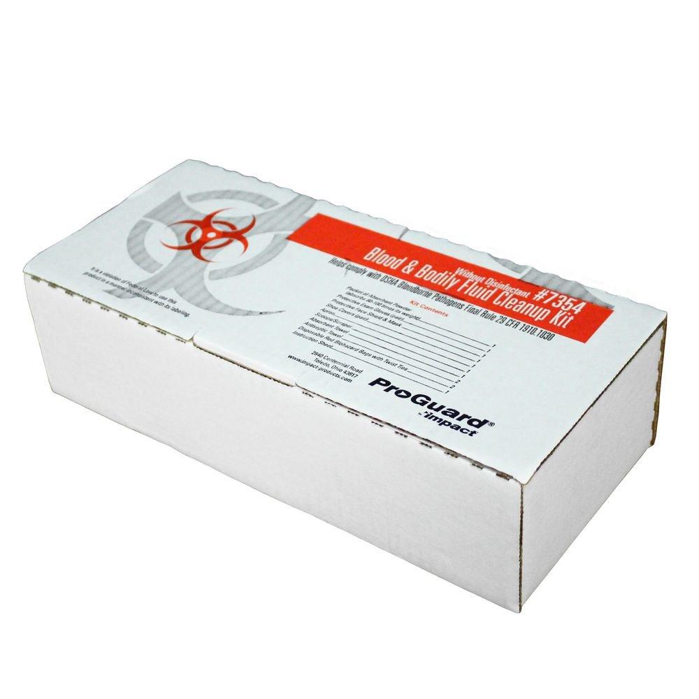 Impact Products Red 12 in. Blood Borne Pathogen Kit (Less Disinfectant) 