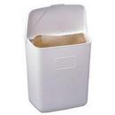 Impact Products White 10-5/8 in. Plastic Sanitary Napkin Receptacle 