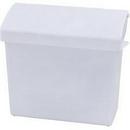 Plastic All-in-one Waste Receptacle Can in White