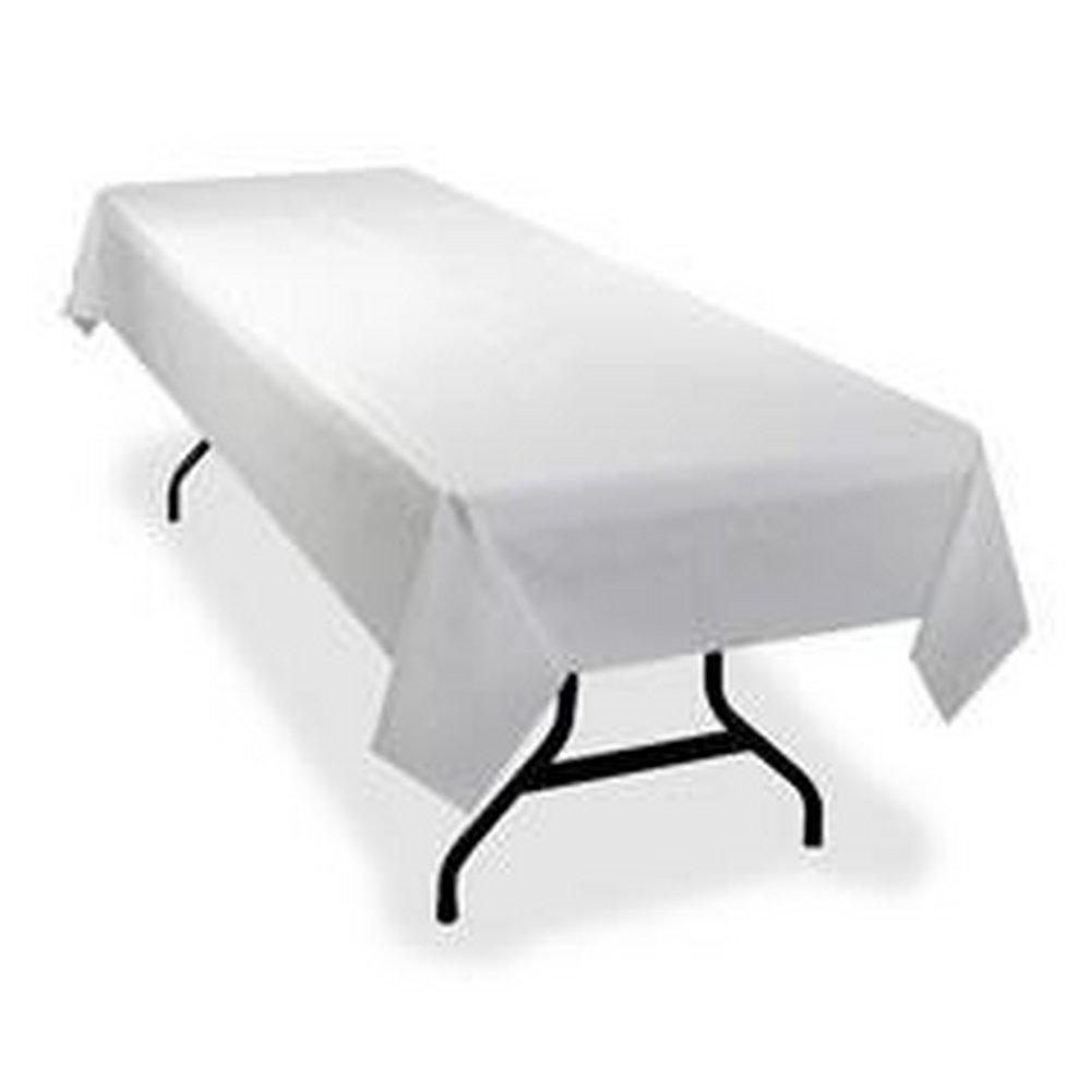 Dot Foods Bright White 40 in. Paper Table Cover Roll 