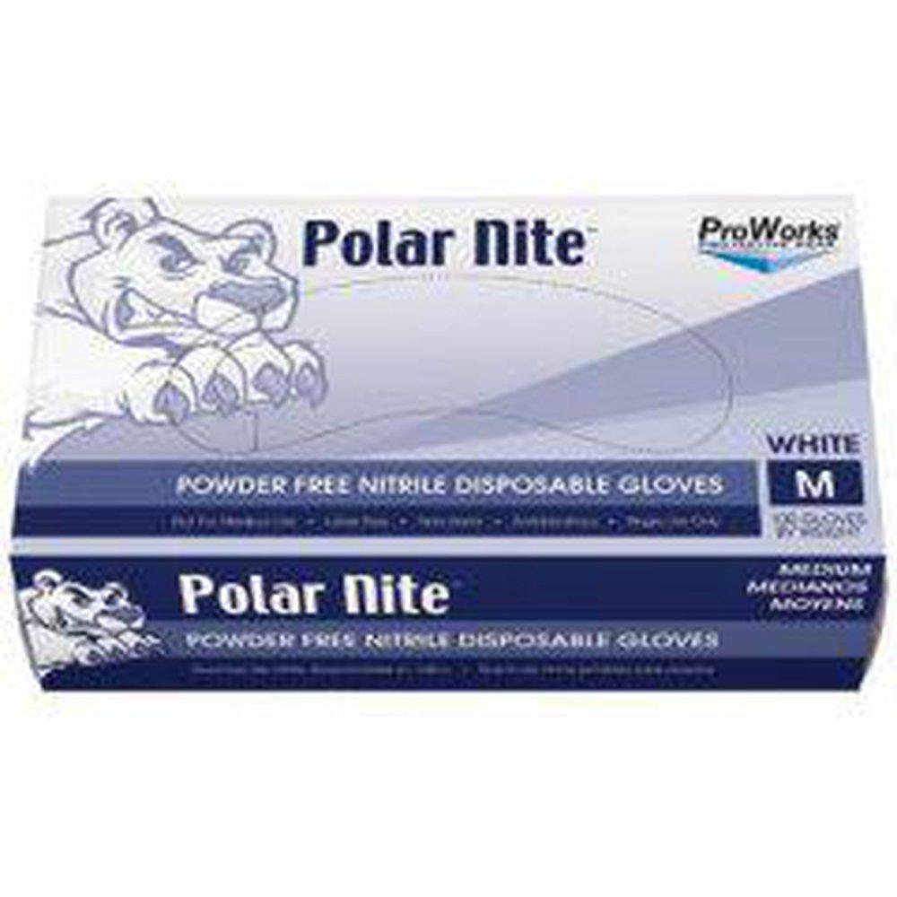 HOSPECO White 4 mil Rubber Ambidextrous and Exam Disposable Gloves in White 