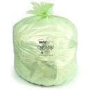 34 x 48 in. 1 mil 32 gal Can Liner in Green (Case of 100)