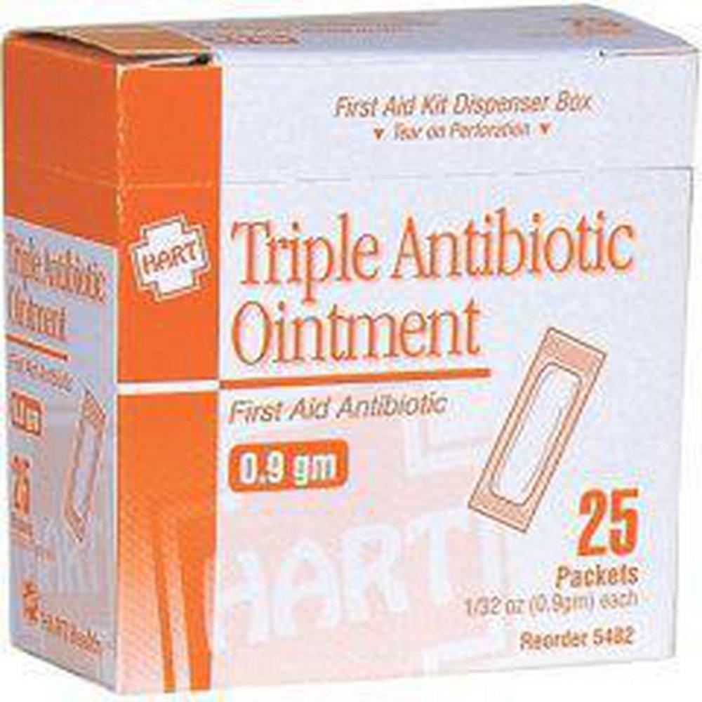 HART Health Triple Antibiotic Ointment (Box of 25, Case of 12 Boxes) 