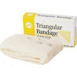 40 in. Fabric Triangular Bandage (Box of 1, Case of 10 Boxes)