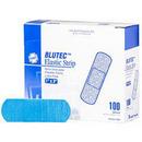 1 x 3 in. Metal Detectable Woven Adhesive Bandage in Blue (Box of 100, Case of 12 Boxes)