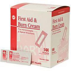 0.9 gm First Aid and Burn Cream (Box of 144, Case of 10 Boxes)