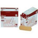 HART Health 1 in. Plastic Sheer Adhesive Bandage (Box of 100, Case of 12 Boxes) 