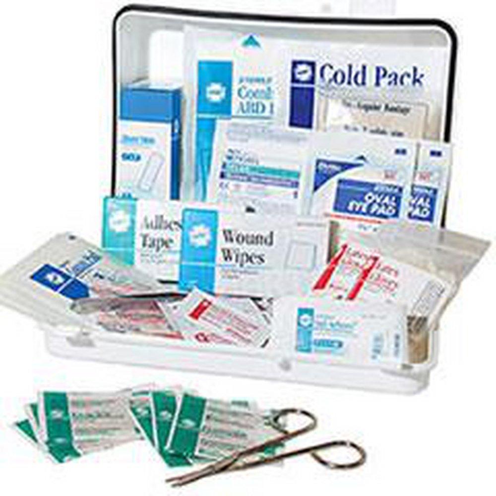 HART Health 6-5/16 in. 25 Person Polypropylene Bulk First Aid Kit Box 