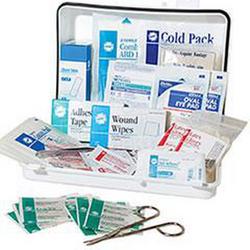 6-5/16 x 9-1/16 in. 25 Person Polypropylene Bulk First Aid Kit Box