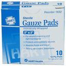 2 x 2 in. Woven Cotton Sterile Gauze Pad (Box of 10, Case of 24 Boxes)