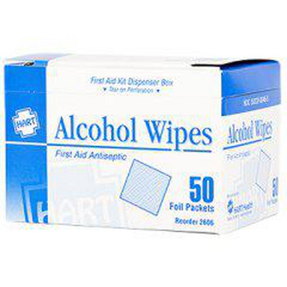 HART Health 1 x 2-1/2 in. Alcohol Wipes 
