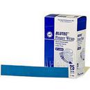 3/4 x 4-3/4 in. Metal Detectable Woven, Elastic and Cloth Fingerwrap Adhesive Bandage in Blue (Box of 25, Case of 12 Boxes)