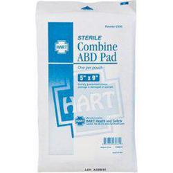 9 x 5 in. Cotton and Cellulose Abdominal Sterile Pad