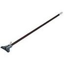 60 in. Wood Mop Handle with Electroplated Steel Holder