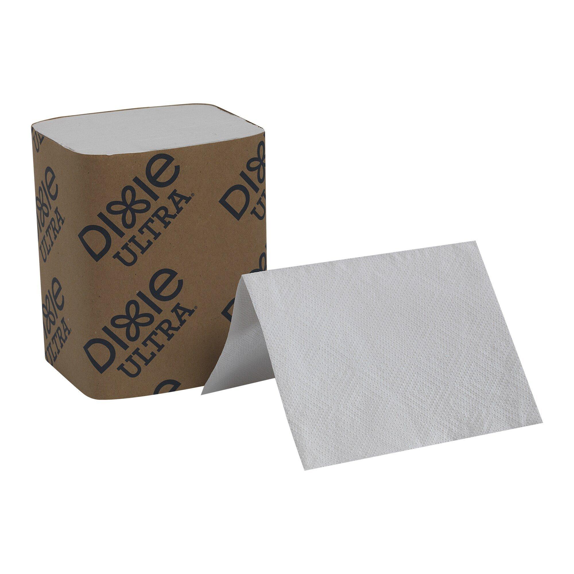 White 6-1/2 x 9-17/20 in. 2-Ply Interfold Napkin 