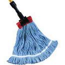 1-1/4 in. Cotton and Rayon Blend Looped End Wet Mop in Blue