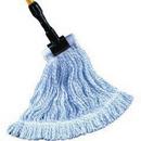 1-1/4 in. Cotton and Rayon Finish Mop in Blue