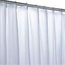 Gamco Matte White 42 x 72 in. Vinyl Shower Curtain 