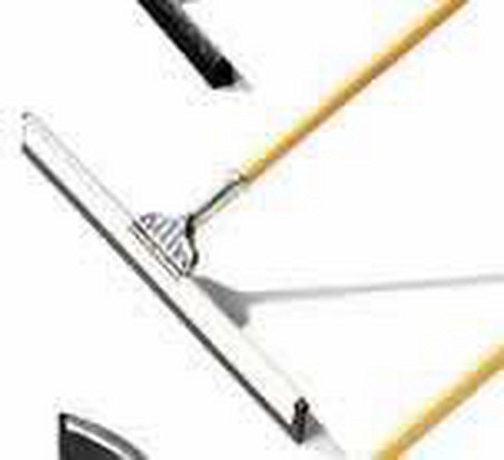 Ettore Products Company Aluminum and Galvanized Steel Straight Heavy Duty Floor Squeegee 