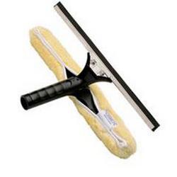 10 in. Stainless Steel and Rubber Squeegee