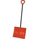 17-3/4 in. Poly Flat Snow Shovel with 6 Metal Edge Reinforced Blade