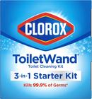 Clorox White Toilet Wand Disposable Cleaning Kit 