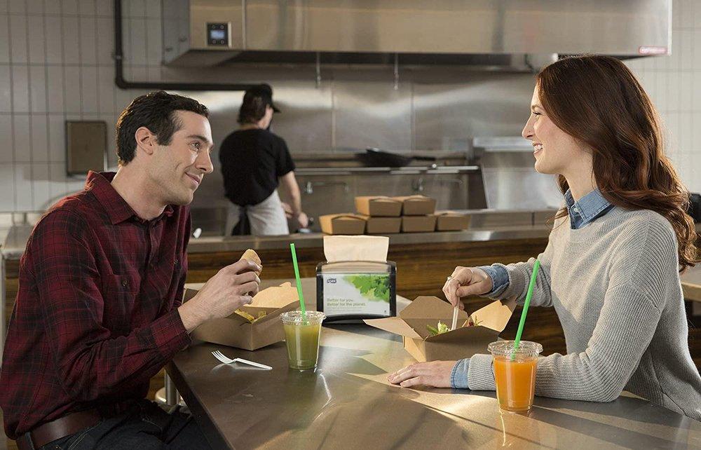 Tork White Dispenser Napkin Interfold, 1-Ply 500-Sheets, N4 System 