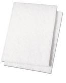 6 x 9 in. Synthetic Fiber Light Duty Scour Pad in White