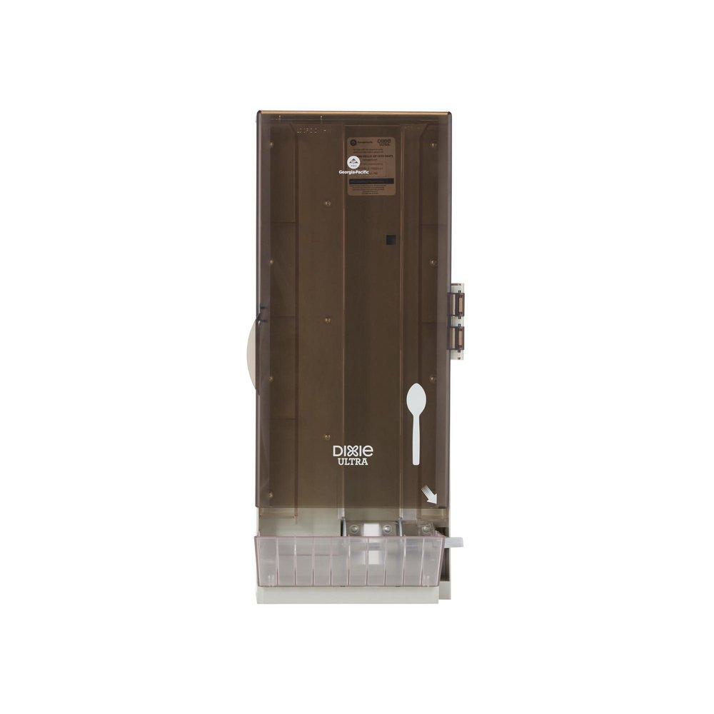 Georgia-Pacific Translucent Black 10 in. Heavy Weight Polystyrene Spoon Dispenser 