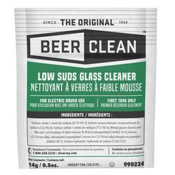 0.5 oz. Beer Clean Glass Cleaner in Opaque White