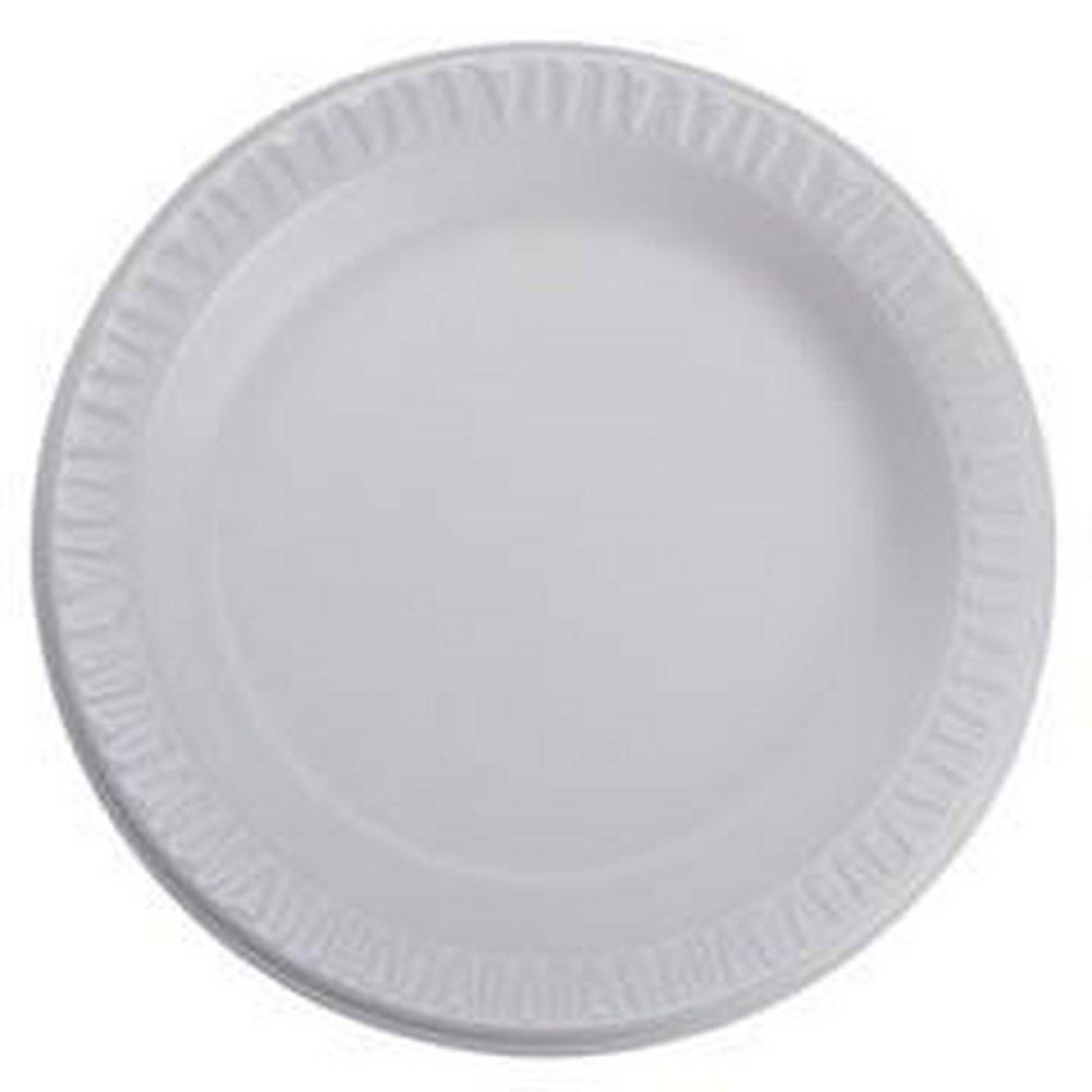 Dart Container White Foam Plate in White (Case of 1000) 