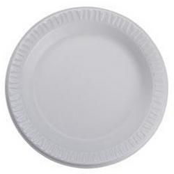 6 in. Foam Plate in White (Case of 1000)