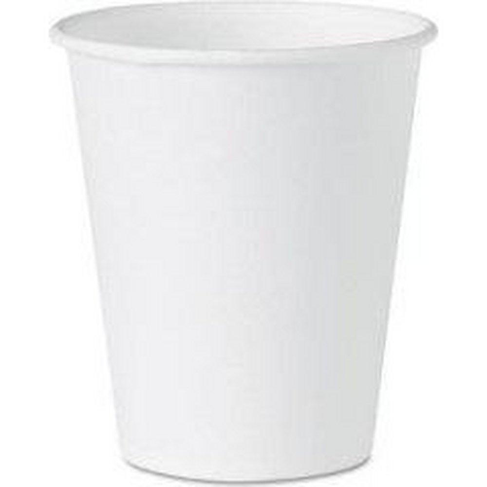 Dart Container White Treated Flat Bottom Water Paper Cup 