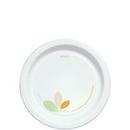 8-1/2 in. Medium Weight Compostable Paper Plate in White