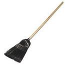 55 in. Synthetic Corn Maid Parlor Broom in Black