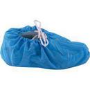 Universal Size Compressed Polyethylene Shoe Cover in Blue