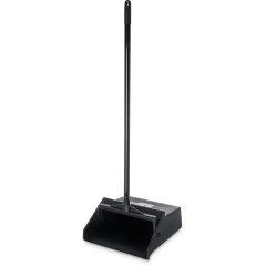 30 in. Plastic Upright Dust Pan in Black 