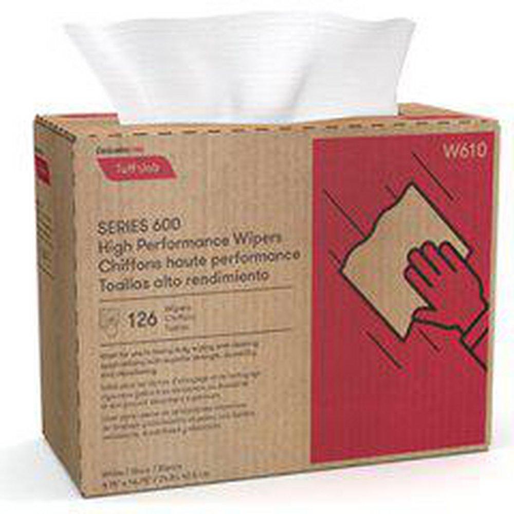 Cascades Tissue Group White 16-3/4 x 9-3/4 in. Interfold Pop-up High Performance Wiper (Case of 10) 