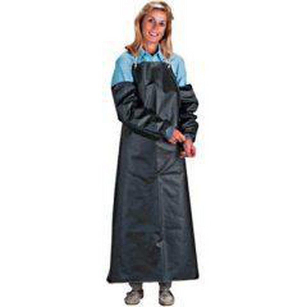 Chicago Protective Apparel Black 35 x 45 in. Nitrile Medium Weight Chemical Resistant Apron 