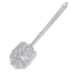 11 in. Compact Bowl Brush in White