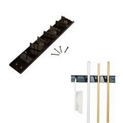Broom Holder System in Black (Case of 12)