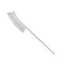 24 in. Polyester and Polypropylene Wand Brush in White
