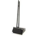 36 x 36 x 11-4/5 in. Polypropylene Lobby Dust Pan and Broom Combination in Black