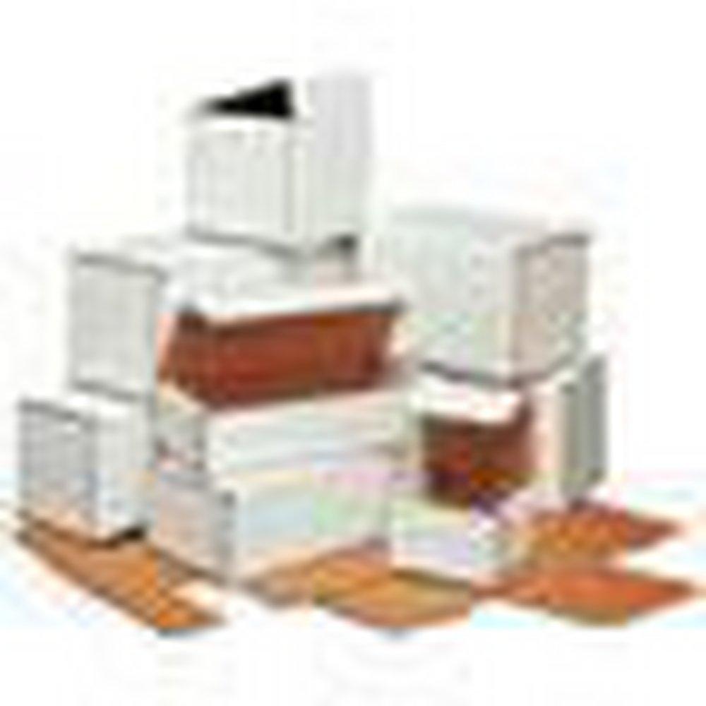 White 3 x 2 in. Kraft Corrugated Mailer in White (Bundle of 50) 