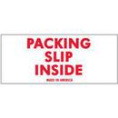 2 x 4 in. Packing Slip Inside Label in White and Red