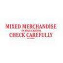 2 x 6 in. Mixed Merchandise Label in Red and White