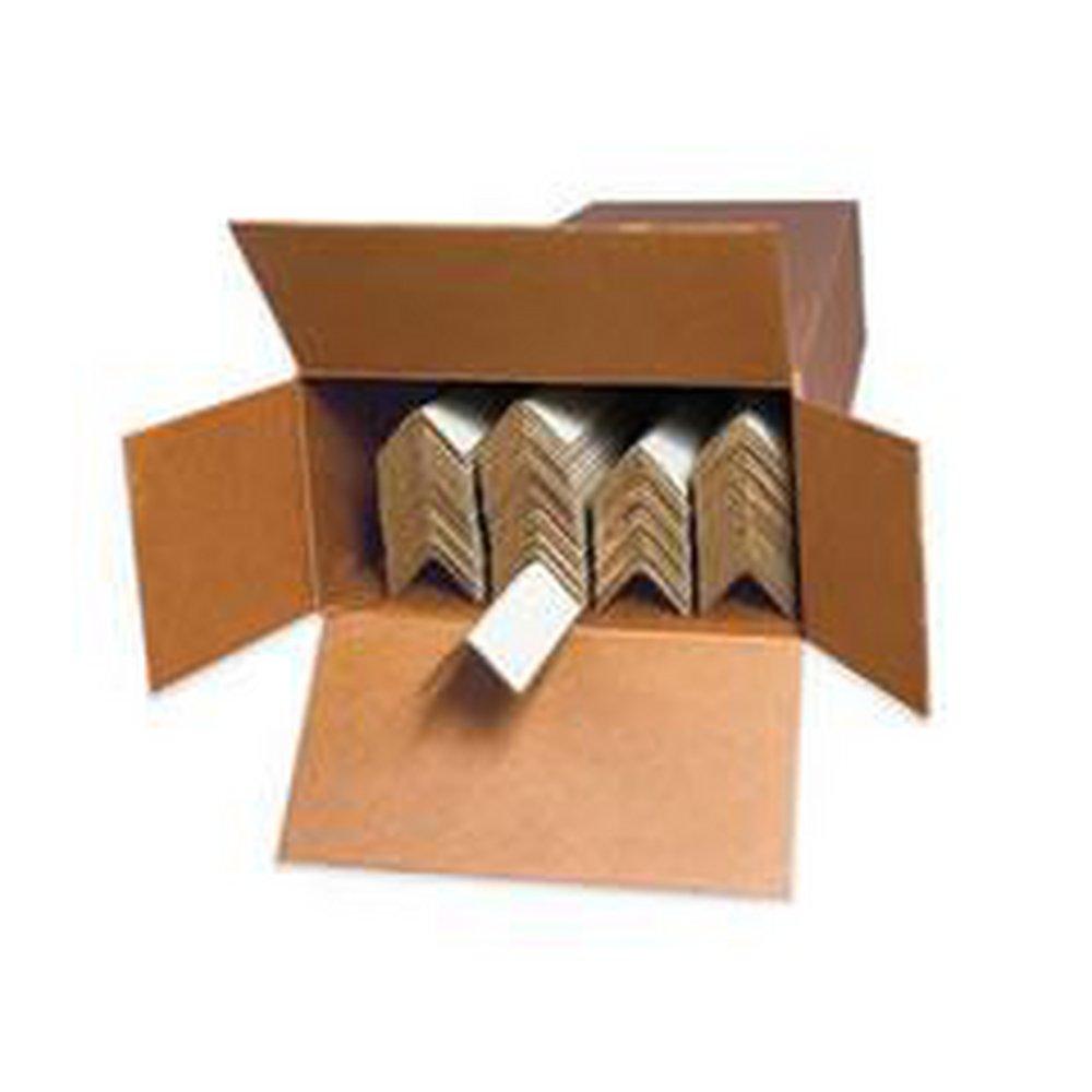 Jit Packaging White 3 in. 0.12 in. Fiberboard Edge Protector in White 